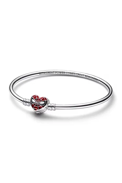 POSEİDONS JEWELLERY Moments Marvel Örümcek Adam Maske Klipsli Bilezik ürün görseli 1