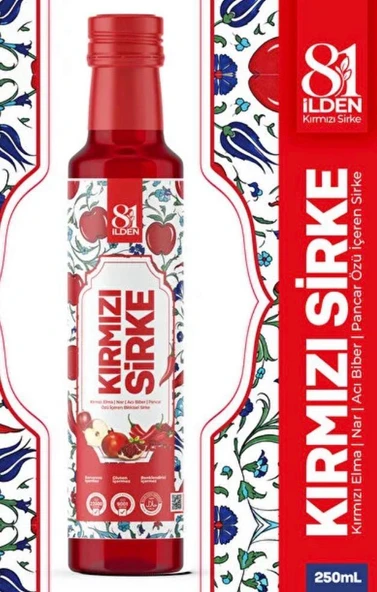 81 İlden Kırmızı Sirke 330 Ml - Resim 4