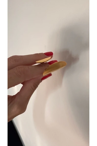 POSEİDONS JEWELLERY Helen Model Uzun Gold Tasarım Yüzük ürün görseli 1
