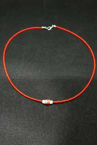 WONDERWAY Kırmızı Boncuk Kolye ürün görseli 1