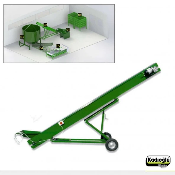 Kadıoğlu Ceviz Gezici Konveyör Bant ürün görseli 1
