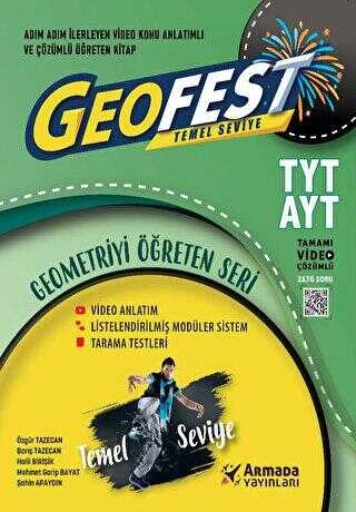 Armada Yayınları Yks Tyt Ayt Geofest Temel Seviye Soru Kitabı ürün görseli 1