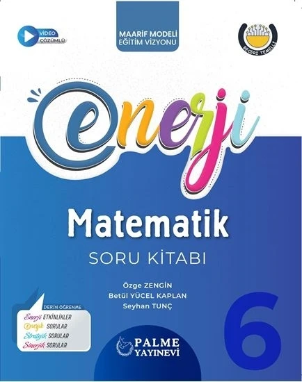 Palme Yayınevi Hazırlık 6. Sınıf Enerji Matematik Soru Kitabı ürün görseli 1