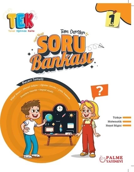 Palme Yayınevi Hazırlık 1. Sınıf Tek Tüm Dersler Soru Kitabı ürün görseli 1