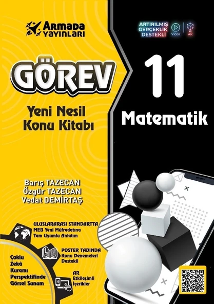 Armada Yayınları 11. Sınıf Görev Matematik Konu Kitabı Yeni Nesil ürün görseli 1