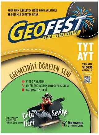 Armada Yayınları Yks Tyt Ayt Geofest Orta İleri Seviye Soru Kitabı ürün görseli 1