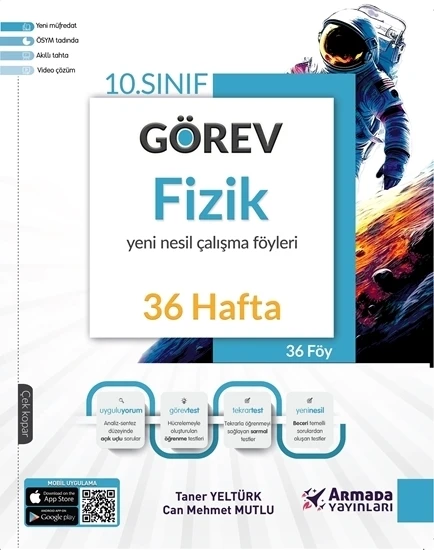 Armada Yayınları 10. Sınıf Görev Fizik Yeni Nesil Çalışma Föyleri 36 Hafta ürün görseli 1