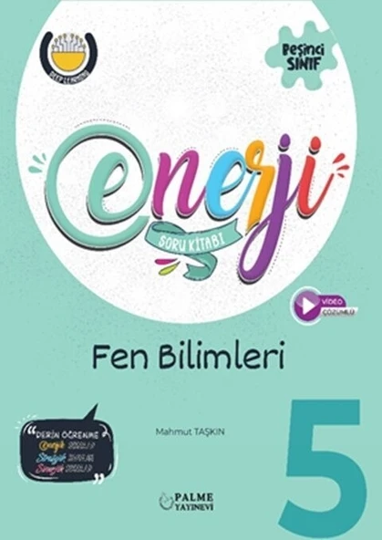 Palme Yayınevi Hazırlık 5. Sınıf Enerji Fen Bilimleri Soru Kitabı ürün görseli 1
