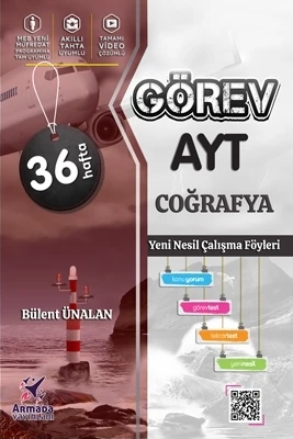 Armada Yayınları Görev Yks Ayt Coğrafya Çalışma Föyleri (36 Hafta) ürün görseli 1