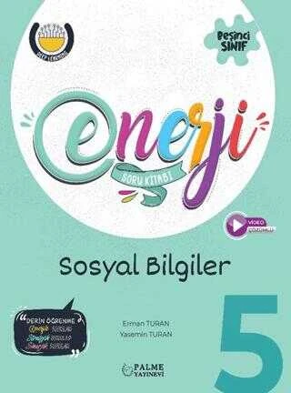 Palme Yayınevi Hazırlık 5. Sınıf Enerji Sosyal Bilgiler Soru Kitabı ürün görseli 1