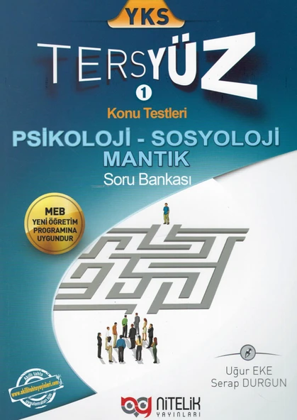 Nitelik Yayınları Yks Ayt Psikoloji Sosyoloji Mantık Tersyüz Soru Bankası ürün görseli 1
