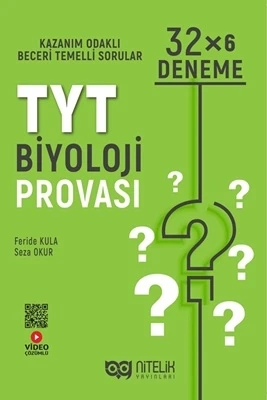 Nitelik Yayınları Yks Tyt Biyoloji Provasi 32 X 6 Deneme ürün görseli 1