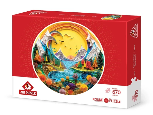Art Puzzle Kağıttan Manzara 570 Parça 45707 ürün görseli 1