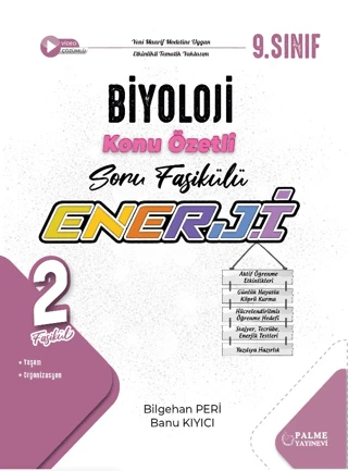 Palme Yayınevi Hazırlık 9. Sınıf Enerji Biyoloji Konu Anlatımlı Soru Fasikülleri (2 Fasikül) ürün görseli 1