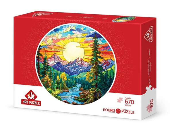 Art Puzzle Camdan Alpler 570 Parça 45708 ürün görseli 1