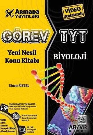 Armada Yayınları Görev Yks Tyt Biyoloji Konu Kitabı Yeni Nesil ürün görseli 1
