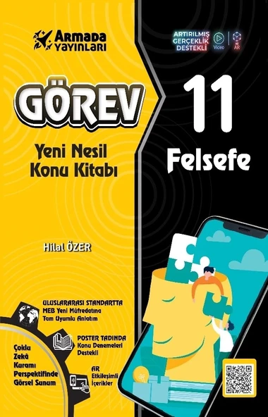 Armada Yayınları 11. Sınıf Görev Felsefe Konu Kitabı Yeni Nesil ürün görseli 1