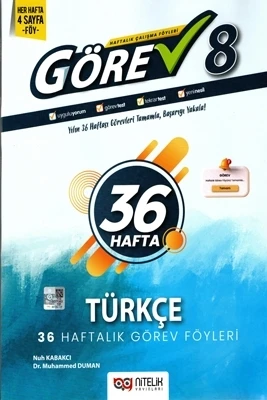 Nitelik Yayınları 8. Sınıf Görev Türkçe (36 Hafta) ürün görseli 1