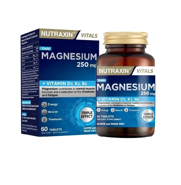 Nutraxin Magnesium Daily 60 Tablet ürün görseli 1