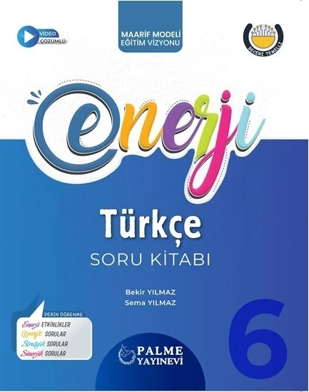 Palme Yayınevi Hazırlık 6. Sınıf Enerji Türkçe Soru Kitabı ürün görseli 1