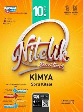 Nitelik Yayınları 10. Sınıf Kimya Soru Kitabı Beceri Temelli ürün görseli 1