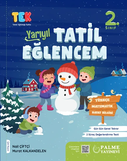 Palme Yayınevi Hazırlık 2. Sınıf Tek Yarıyıl Tatil Eğlencem ürün görseli 1