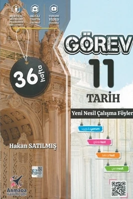 Armada Yayınları 11. Sınıf Görev Tarih Çalışma Föyleri (36 Hafta) ürün görseli 1