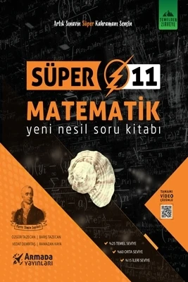 Armada Yayınları 11. Sınıf Süper Matematik Soru Kitabı Yeni Nesil ürün görseli 1