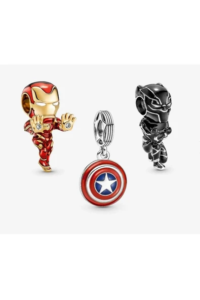 Lovecharm Marvel Avengers Kahramanları Charm Üçlüsü ürün görseli 1
