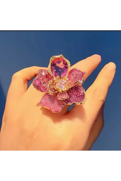 Lovecharm SWA Pembe Idyllia Kokteyl Yüzüğü ürün görseli 1