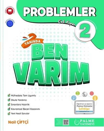 Palme Yayınevi Hazırlık 2. Sınıf Problemler Soru Yanında Ben Varım ürün görseli 1