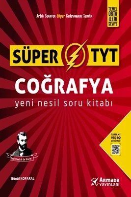 Armada Yayınları Süper Yks Tyt Coğrafya Soru Kitabı Yeni Nesil ürün görseli 1