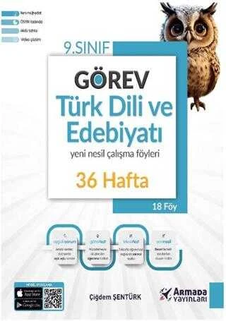 Armada Yayınları 9. Sınıf Görev Edebiyat Çalışma Föyleri (36 Hafta) ürün görseli 1