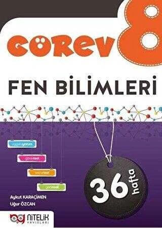 Nitelik Yayınları 8. Sınıf Görev Fen Bilimleri (36 Hafta) ürün görseli 1