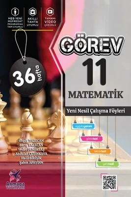 Armada Yayınları 11. Sınıf Görev Matematik Çalışma Föyleri (36 Hafta) ürün görseli 1
