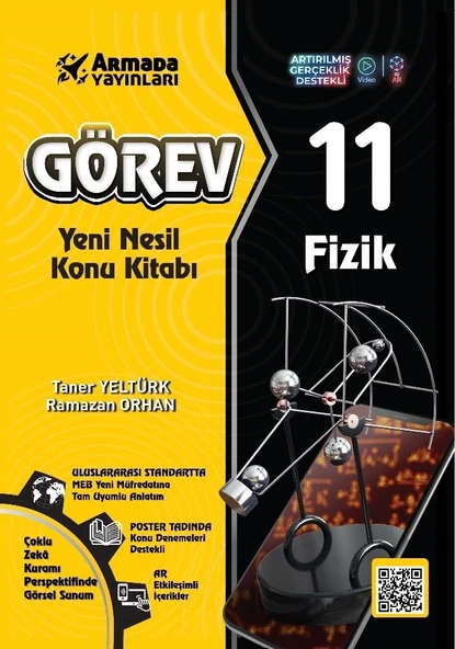 Armada Yayınları 11. Sınıf Görev Fizik Konu Kitabı Yeni Nesil ürün görseli 1