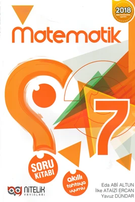 Nitelik Yayınları 7. Sınıf Matematik Soru Kitabı ürün görseli 1