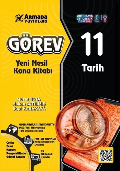 Armada Yayınları 11. Sınıf Görev Tarih Konu Kitabı Yeni Nesil ürün görseli 1
