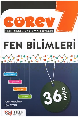 Nitelik Yayınları 7. Sınıf Görev Fen Bilimleri (36 Hafta) ürün görseli 1