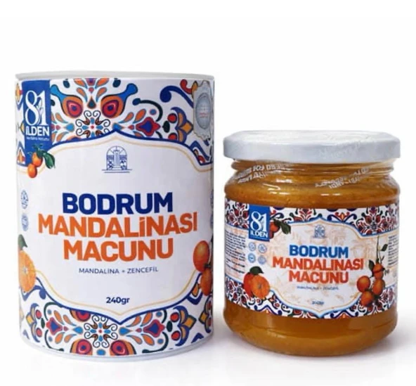 81 İlden Bodrum Mandalinası Macunu 240 Gr ürün görseli 1