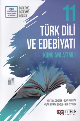 Nitelik Yayınları 11. Sınıf Türk Dili ve Edebiyati Konu Anlatımlı ürün görseli 1