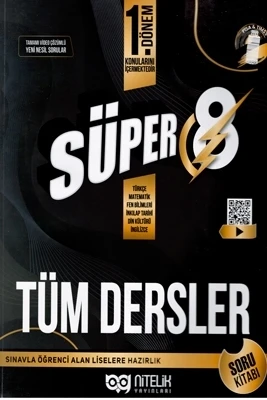 Nitelik Yayınları 8. Sınıf 1.Dönem Süper Tüm Dersler Soru Kitabı ürün görseli 1
