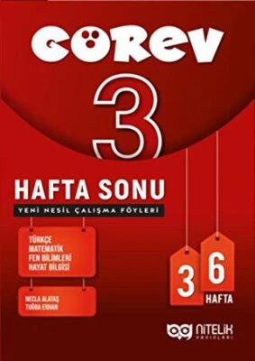 Nitelik Yayınları 3. Sınıf Görev Hafta Sonu Yeni Nesil Çalışma Föyü ürün görseli 1