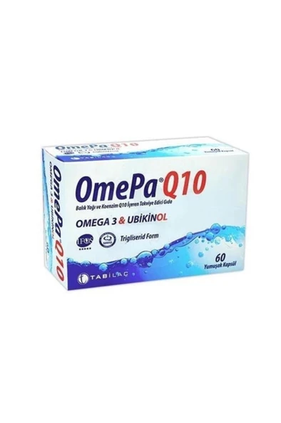 Omepa Q10 Omega 3 Ubiquinol 60 Kapsül ürün görseli 1