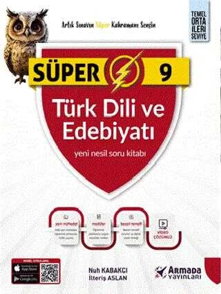 Armada Yayınları 9. Sınıf Süper Edebiyati Soru Kitabı Yeni Nesil ürün görseli 1