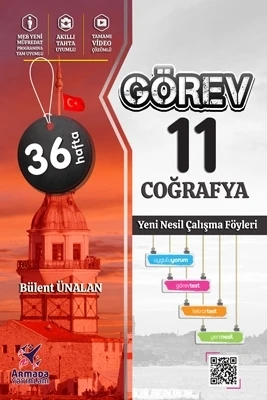 Armada Yayınları 11. Sınıf Görev Coğrafya Çalışma Föyleri (36 Hafta) ürün görseli 1