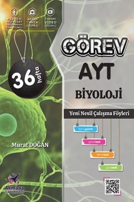 Armada Yayınları Görev Yks Ayt Biyoloji Çalışma Föyleri (36 Hafta) ürün görseli 1
