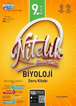 Nitelik Yayınları 9. Sınıf Biyoloji Soru Kitabı Beceri Temelli ürün görseli 1