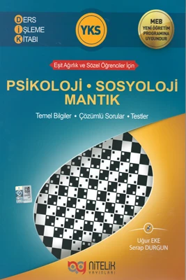 Nitelik Yayınları Yks Ayt Psikoloji Sosyoloji Mantık Ders İşleme Kitabı ürün görseli 1
