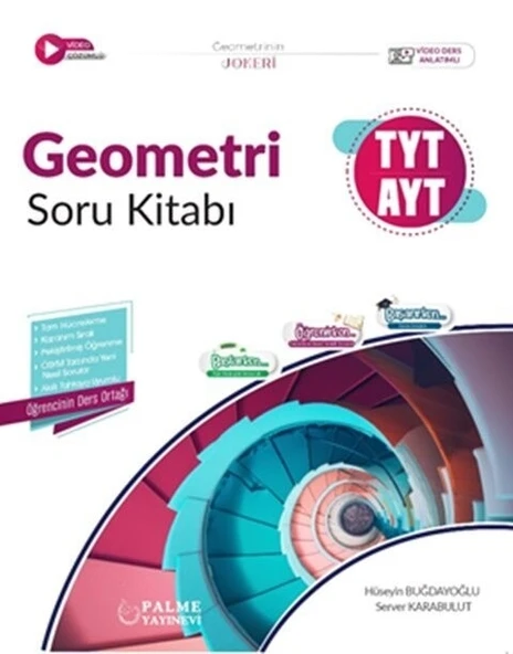 Palme Yayınevi Hazırlık Yks Tyt Ayt Joker Geometri Soru Kitabı ürün görseli 1